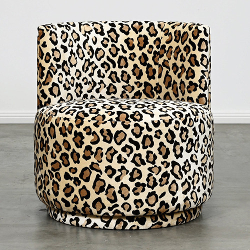 Animal print swivel discount chair